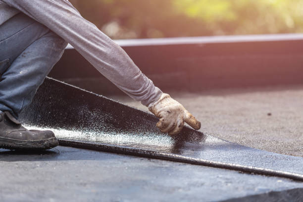 Professional Basement Waterproofing technician working in Mount Laurel, NJ